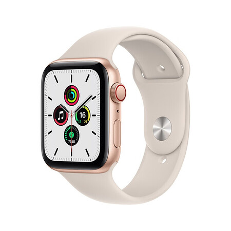 apple watch se 智能手表 gps款44毫米蜂窝版金色 星光色(t13)