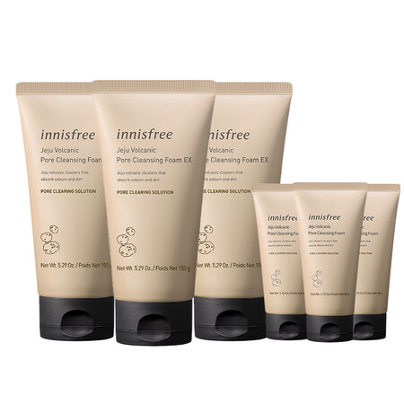韩国进口 悦诗风吟 Innisfree 火山岩泥毛孔洁面乳3...