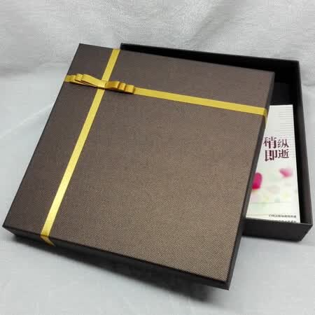 灰色超大定制盒正方形相片油画礼物盒生日包装盒子相框相册礼品盒013