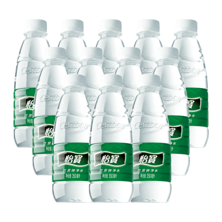 怡宝纯净水350ml*12瓶箱小瓶装 350mL*12瓶