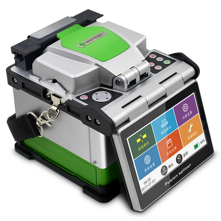 新特光纤熔接机进口全自动光缆熔纤机sgt70x皮线尾纤单芯光缆熔接ftth