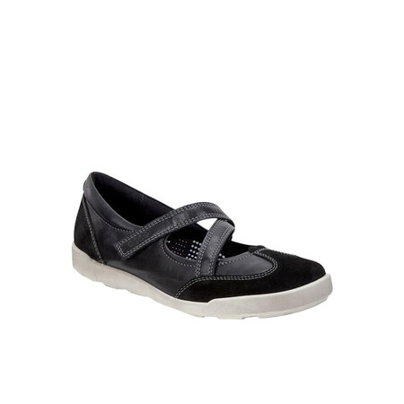 ecco 爱步 女士真皮休闲皮鞋21451353994 eu码 黑色 39