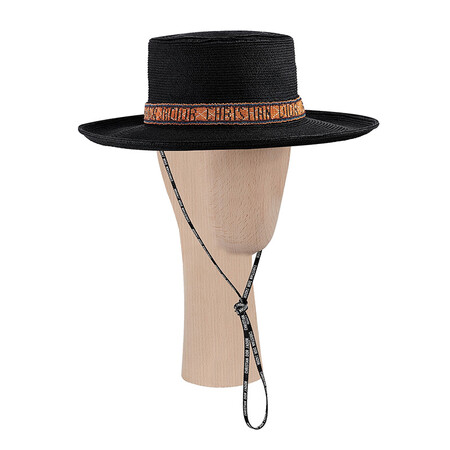 迪奥(dior)女士帽子 草帽 珠绣 宽檐 71129di282