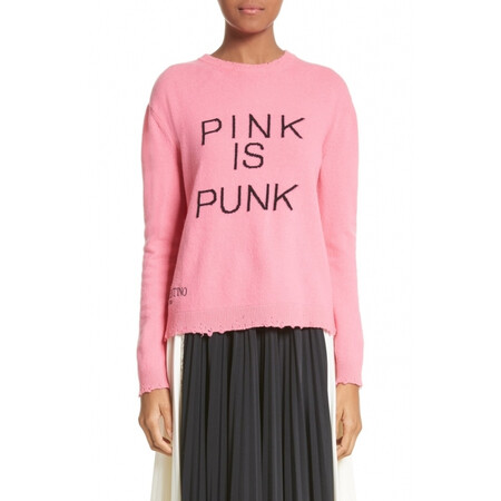 valentino/华伦天奴 女装 女式毛衣 q00813619 pink medium