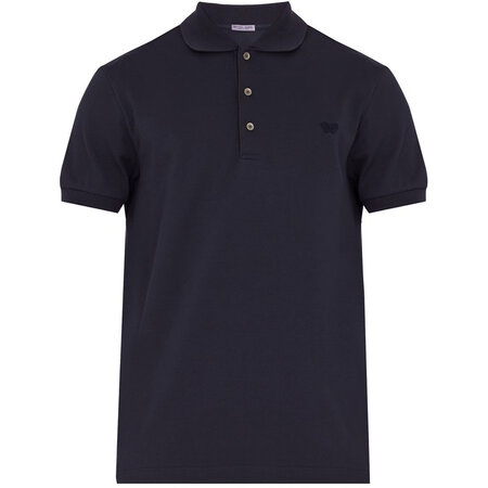 宝缇嘉/bv logo刺绣棉质凸纹布polo衫 57174 图片色 欧码46/it