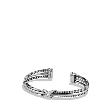 david yurman/大卫·雅曼 女式手链 q00868269 diamond medium