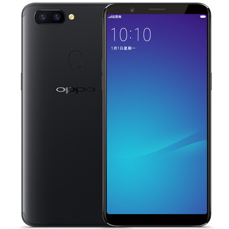 oppo r11s 全面屏拍照手机 全网通4g 双卡双待 黑色 官方标配_ 1折