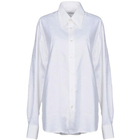 範思哲(versace)奢侈品女裝 2945878690 blouses 硬質彩色襯衫 white