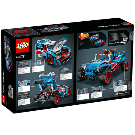 【备件库7成新】乐高 玩具 机械组 technic 10岁-16岁 拉力赛车 42077