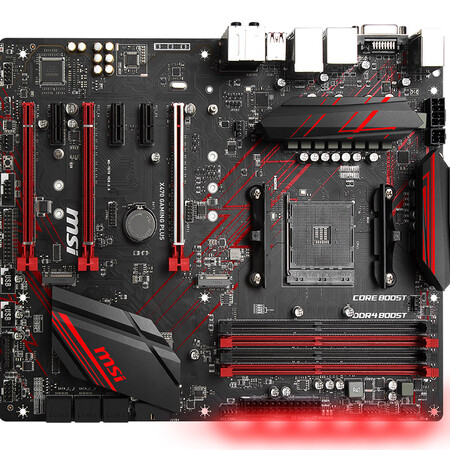 å¾®æï¼MSIï¼X470 GAMING PLUSçµç«æ¿ ä¸»æ¿ æ¯æ2600/2600X CPUï¼AMD X470/Socket AM4ï¼