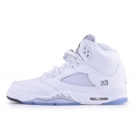 air jordan 5 retro aj5乔5 gs 白银 篮球鞋女440888-130 美国直邮 39