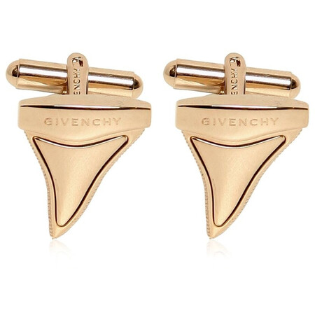 纪梵希(givenchy)奢侈品男士 铜制鲨鱼齿袖扣 844417454 gold 均码