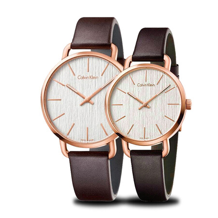 卡文克莱ck情侣手表男表简约女表石英表ck情侣表一对高端时尚腕表品牌
