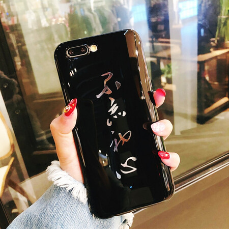 也睿 不忘初心iphone8手机壳硅胶软壳苹果x情侣男女款6s全包防摔7plus
