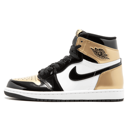 jordan aj1 gold top 3黑金脚趾鸳鸯高帮运动篮球鞋 男 金脚趾 标准38