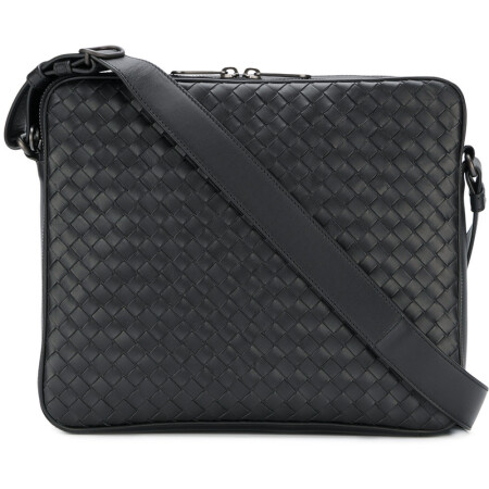 寶緹嘉(bottega veneta) bv奢侈品男包 1205375137 方形郵差包 black