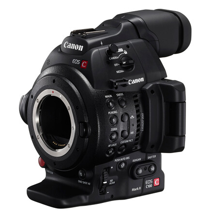 佳能(canon)eos c100 mark ii 高清摄像机