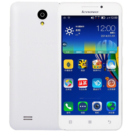 联想 A3600-d 联通4G 双卡双待 智能 手机（4G ROM） 白色
