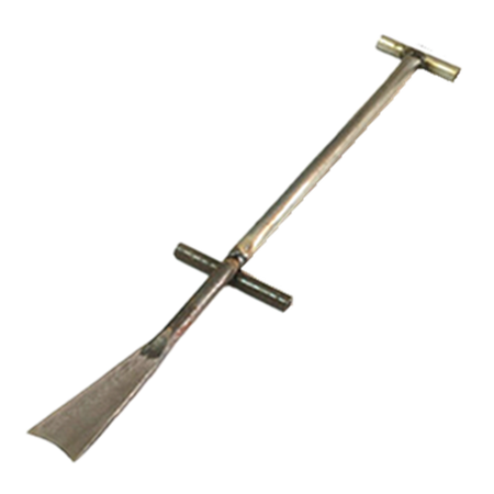 中硅 挖笋挖花草树木竹笋采药锹带柄园林工具 挖笋铲带踏板