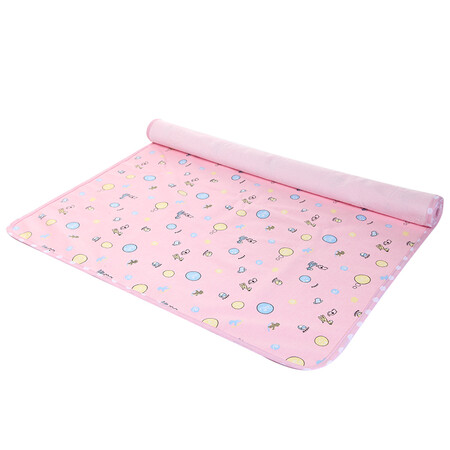 蒂乐婴儿隔尿垫大号可洗防水透气儿童宝宝隔尿垫婴儿床垫dl267a粉色