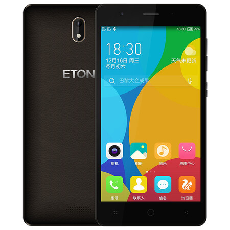 亿通（ETON） P6 移动4G智能手机 双卡双待 玄雅黑