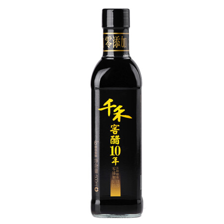 千禾 窖醋10年 500ml 五种粮食酿造固态发酵食醋老陈醋 *5件