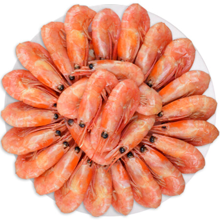 禧美(Seamix) 熟冻加拿大北极虾(大号) 1kg 80-100只 盒装 火锅食材 海鲜水产