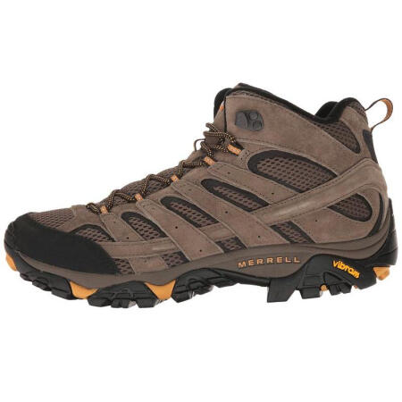 邁樂(merrell) 全球購男 moab 2 vent mid 戶外休閒登山鞋 walnut 寬