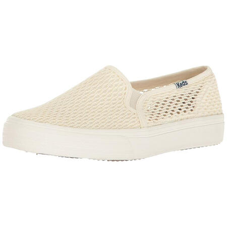 全球购keds double decker crochet 女士欧美时尚休闲鞋专柜 cream