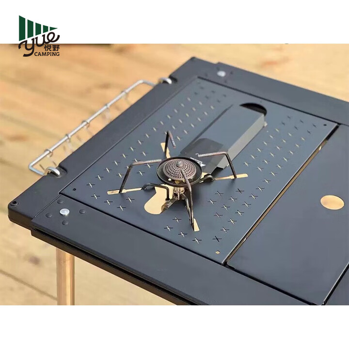 詫祭soto蜘蛛炉igt一单元桌板雪峰喜登乐框架挪客igt桌子柯曼 一单元IGT蜘蛛炉板-黑色