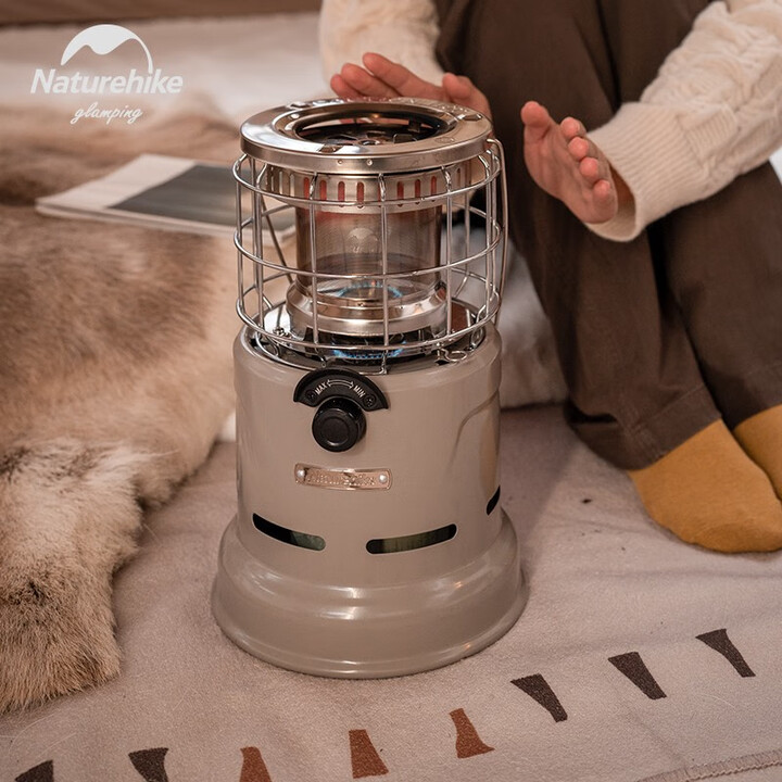 NatureHike挪客取暖炉户外露营野营帐篷取暖器便携冰钓鱼取暖炉烹煮炉烧水炉 烟灰褐色
