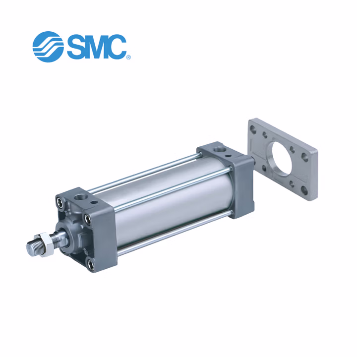 SMC MBG32-75Z 标准型气缸MB系列MBG无杆侧法兰型 单杆双作用缸径