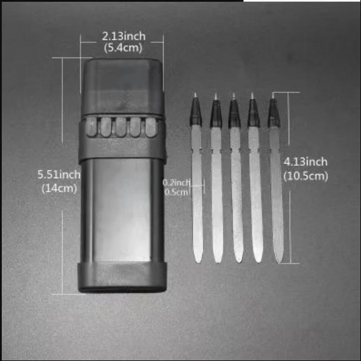新款金属弹弓不锈钢手里快压女生防狼神器按压防身合法多功能户外 【徒步旅行防身】黑色5头
