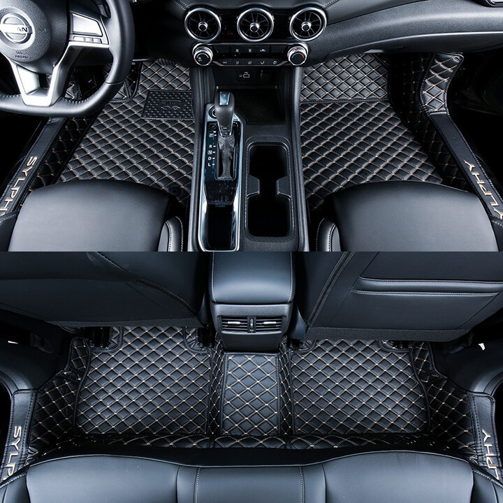 新轩逸脚垫全包围 经典第十四代14代日产轩逸地垫 尼桑地毯 地胶 黑色