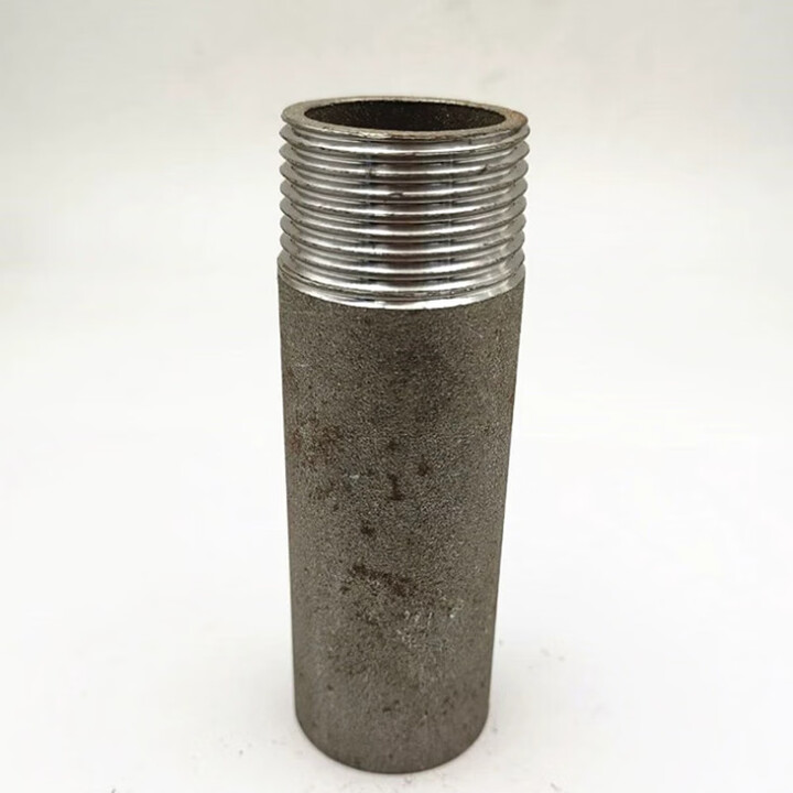聊亿单头丝焊接单头丝无缝外丝接头1个 dn32=1.2寸 高60mm厚2.75mm
