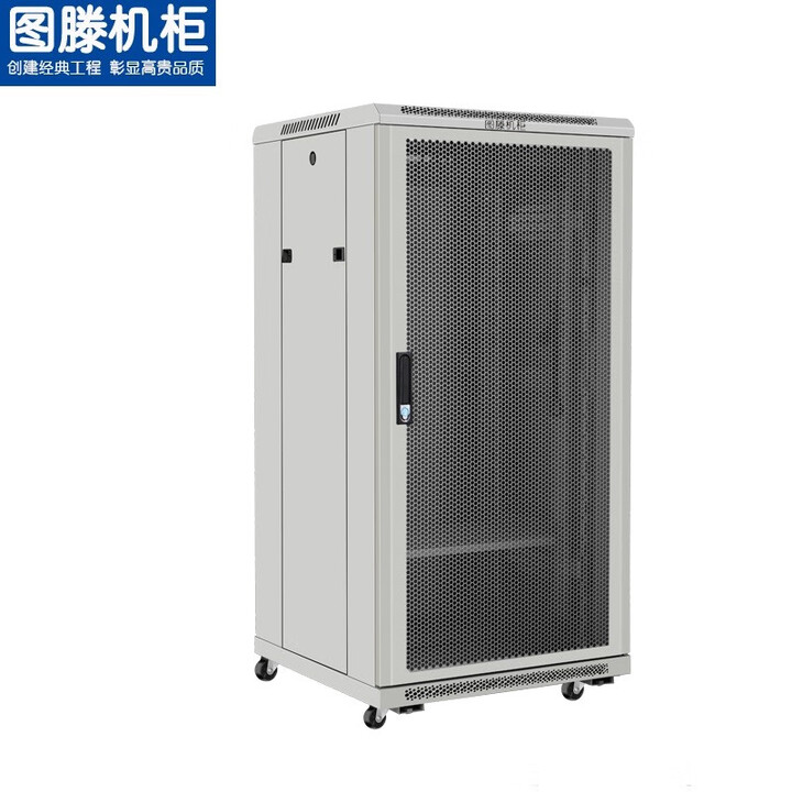 Cont 22u1 图滕图滕白色机柜灰白色ral7035网络服务器机柜2米42u1.6米32u1.2米22u1米18u47u 前网孔后网孔门TD 6642 600 ...
