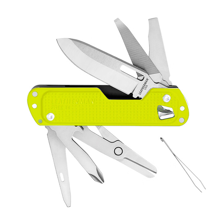 莱特曼（LEATHERMAN）莱泽曼多功能组合工具刀FREE T4 家用折叠刀野炊水果刀 户外居家