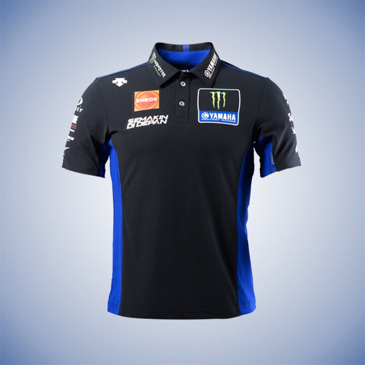 氧摩雅马哈motogp厂队赛车服 短袖polo衫厂队衣服定制 6 xl