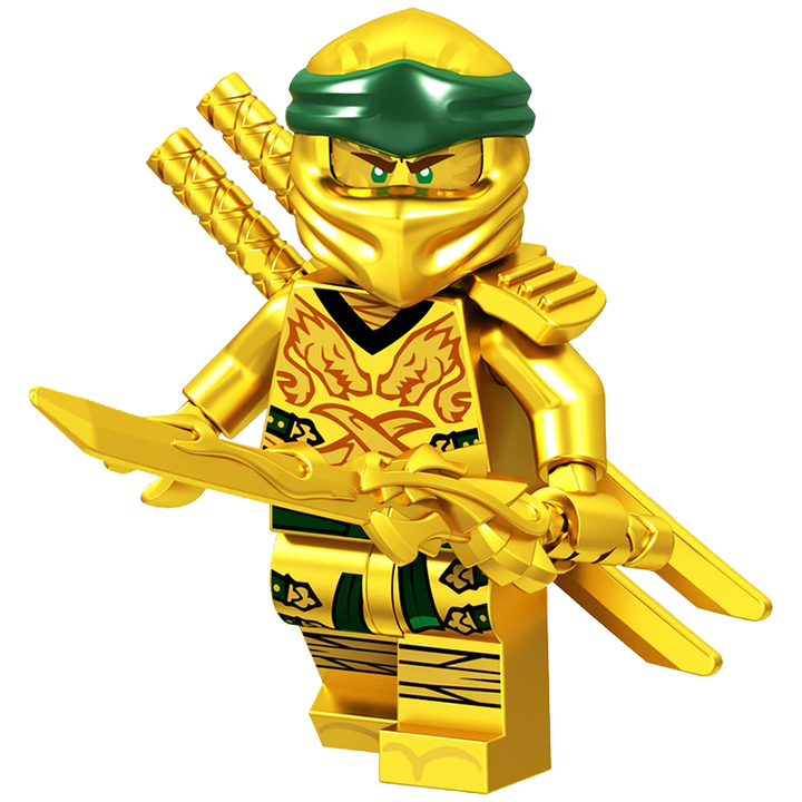 短云2024新款幻影忍者黄金套装劳埃德8积木人仔男9 ga140黄金劳埃德