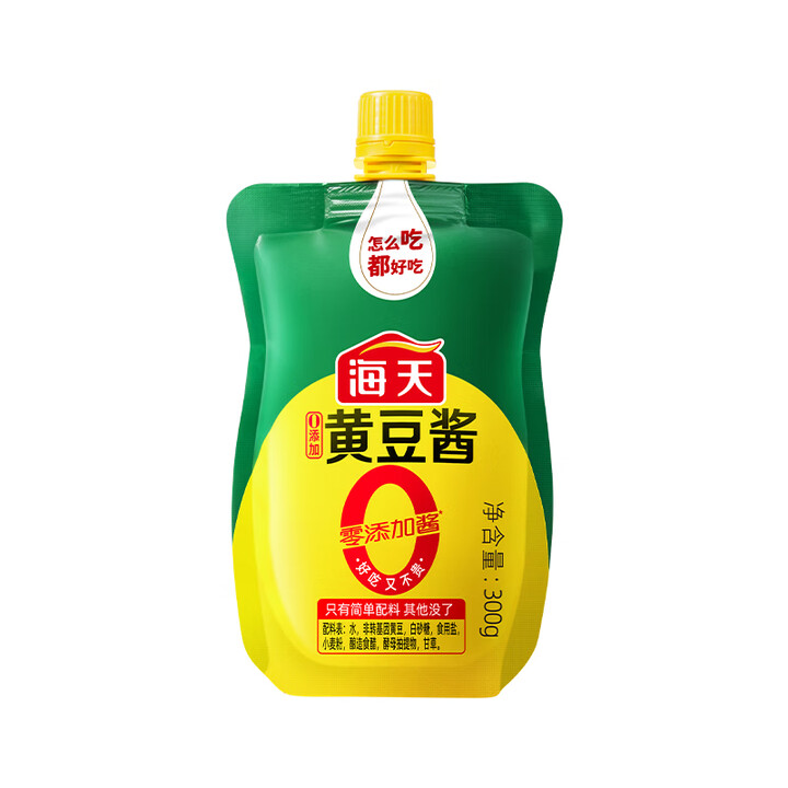 【海天300g】海天0添加黄豆酱300g【行情 报价 价格 评测】-京东