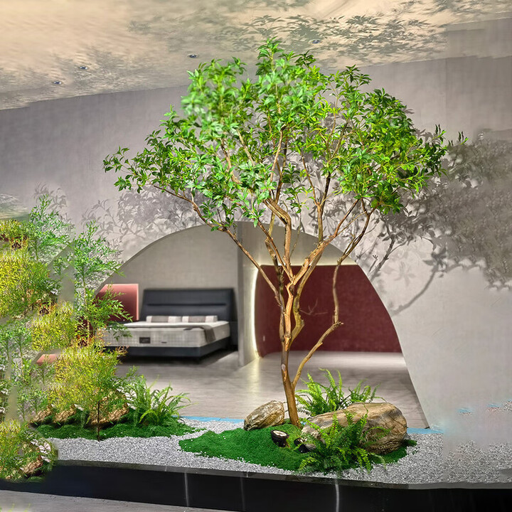 丰庭马醉木仿真绿植造景室内外大型假树橱窗装饰场景布置仿生植物景观