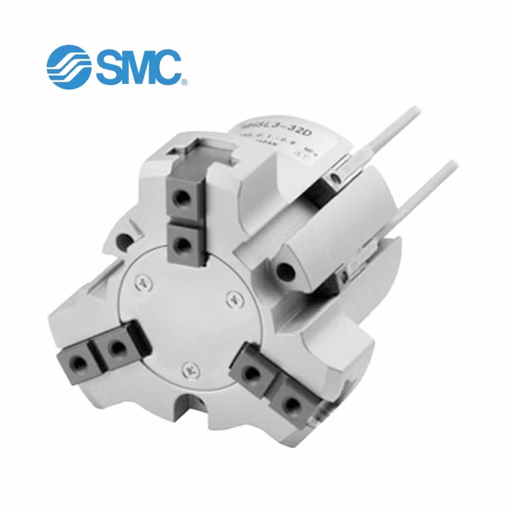 SMC MHSL3 系列 气爪 平行开闭型 滑动导轨方式 圆形主体 3爪型 长行