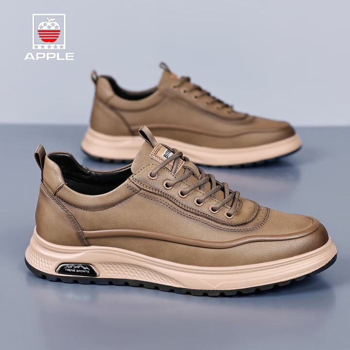 apple美国苹果复古男鞋板鞋男青年休闲鞋英伦风鞋子男潮鞋增高鞋