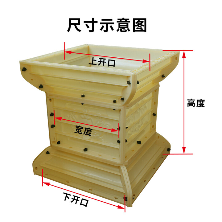 灵台山罗马柱子模具柱墩方柱模型阳台四方栏杆水泥墩子花盆底座方墩模板 如需其他款式尺寸请联系客服【图片 价格 品牌 报价】-京东