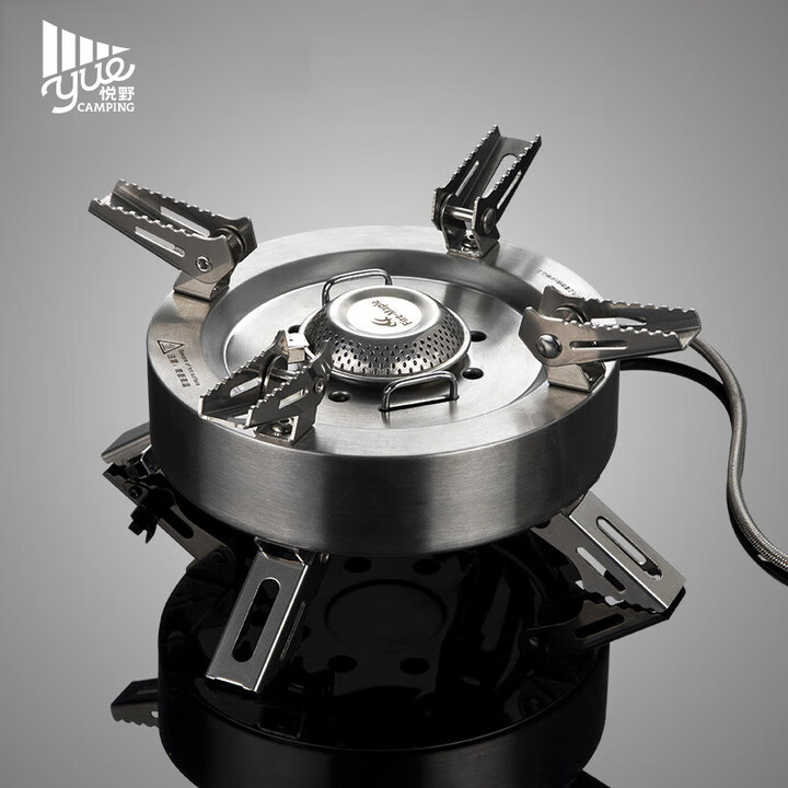 火枫（FIRE-MAPLE）盛宴4户外露营炊具野营装备4-5人套锅全套锅具用品便携厨具 擎天分体式大气炉(附收纳包）