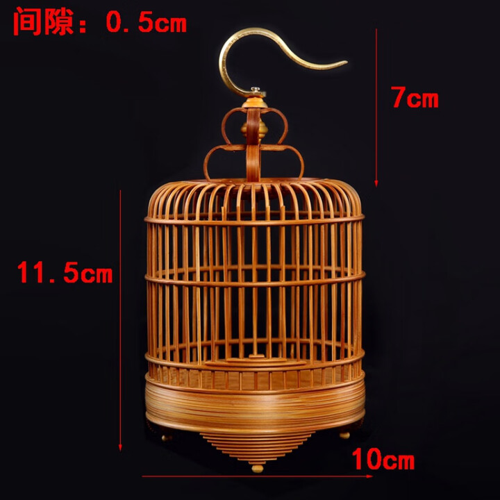 桐汝壁蝈蝈笼蚂蚱竹皮笼扎嘴笼手工竹编蛐蛐笼竹制文玩收藏竹蛉鸣虫爬虫 10cm直径蝈蝈笼【图片 价格 品牌 报价】-京东
