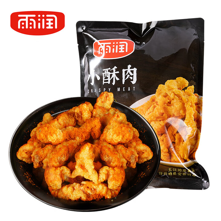 雨润 小酥肉240g/袋 椒香味猪肉油炸酥肉小吃火锅配菜休闲...