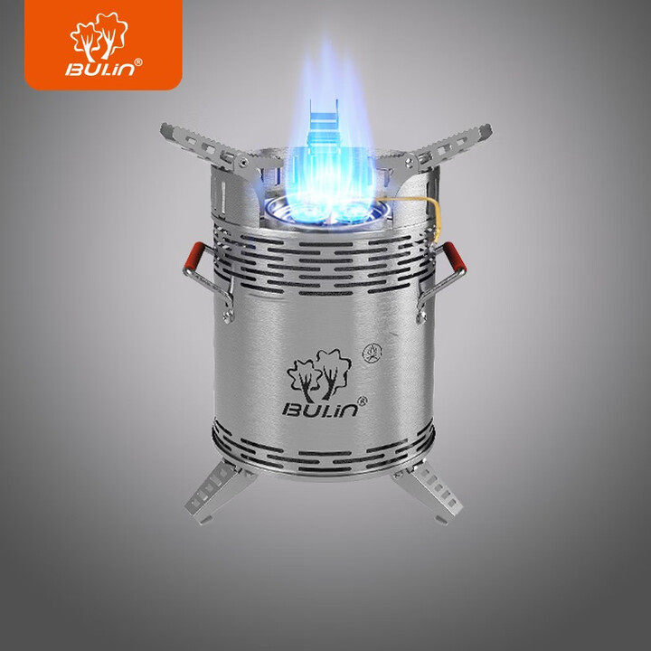 步林（BULin）户外柴火灶便携式柴气两用炉具不锈钢露营野餐猛火无烟柴火炉Q16 Q16柴气两用炉+8件套