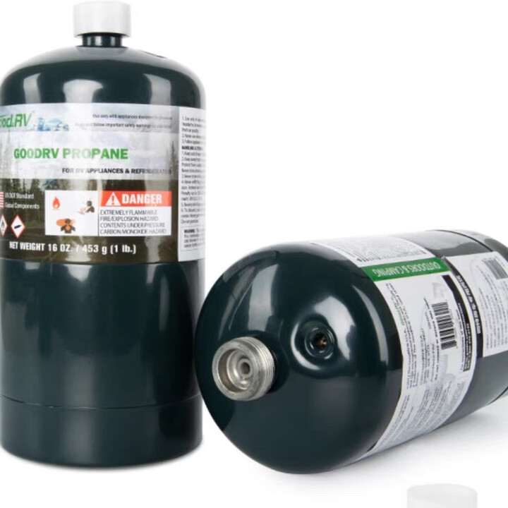 固特户外露营丙烷气罐房车自驾游野餐高寒液化气瓶自带泄压阀安全防爆 2瓶（第一次购买需加转接头）