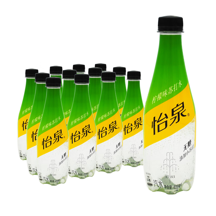 可口可乐怡泉苏打水原味/桃汁/柠檬味可选400ml*12瓶装碳酸饮料 整箱 【400ml柠檬味】12瓶【图片 价格 品牌 报价】-京东